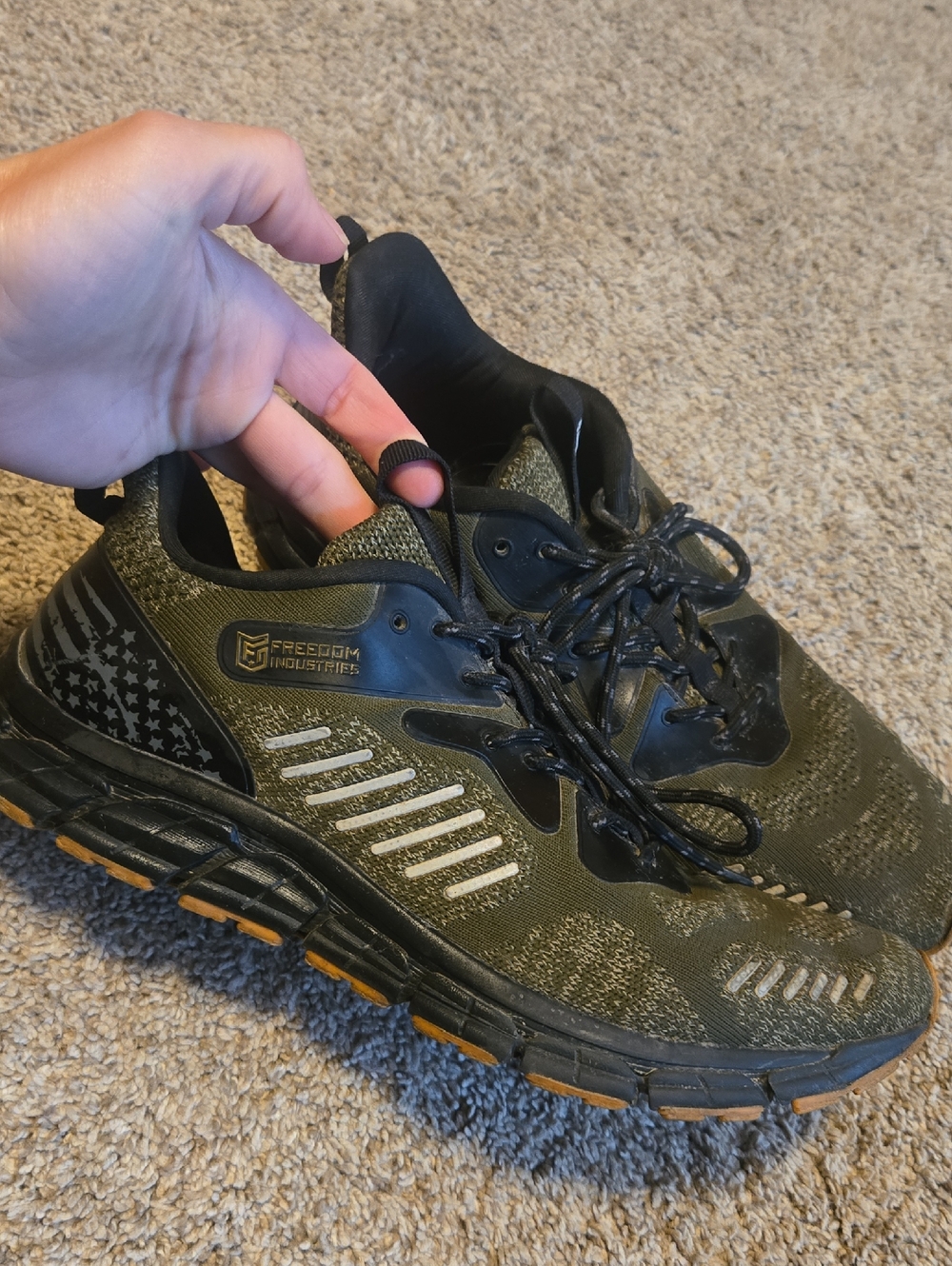 Freedom Industries Army Green Shoes